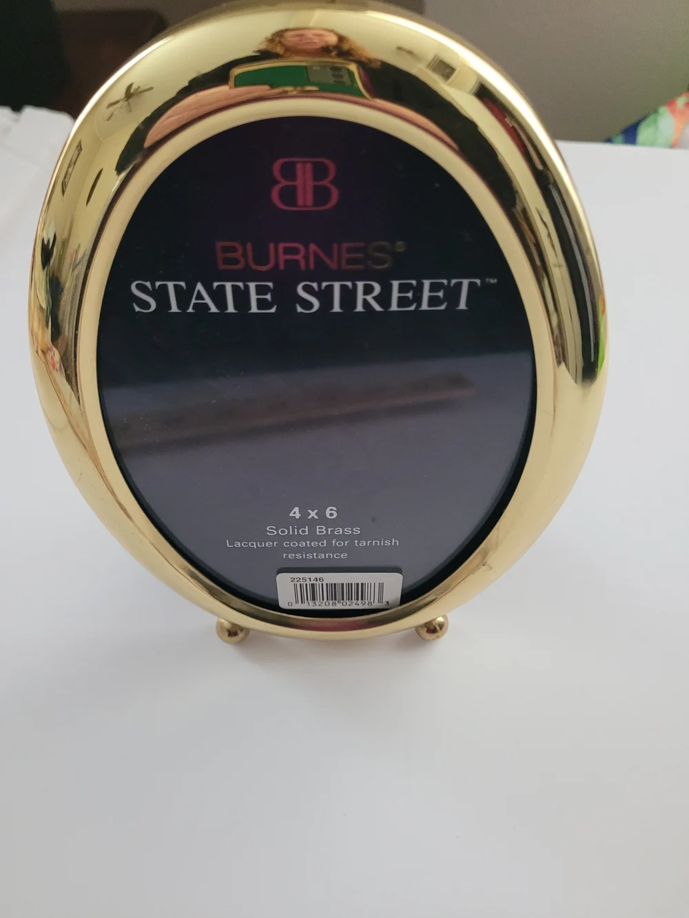 Burnes Of Boston Brass Oval Picture Frame